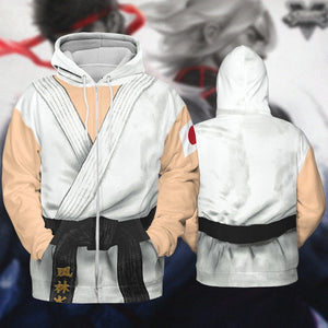 Street Fighter Ryu Full- Costume Cosplay Hoodie