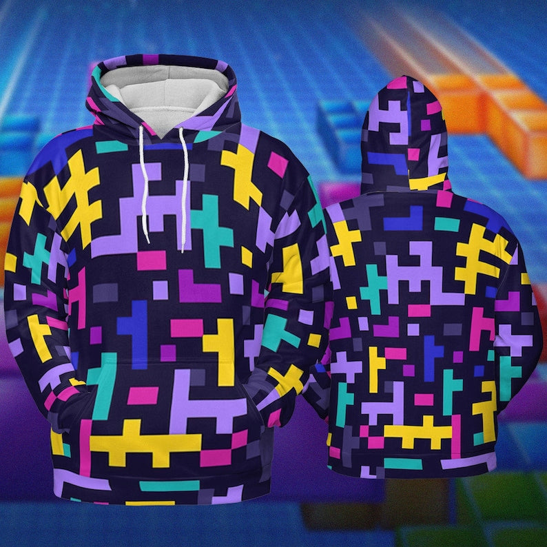 Nintendo Switch Tetris Game - Costume Cosplay Hoodie