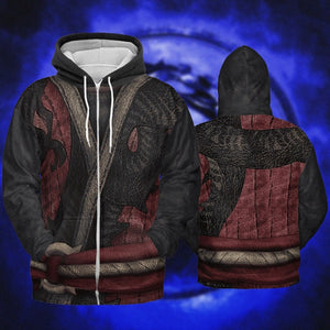 Liu Kang Mortal Kombat - Costume Cosplay Hoodie