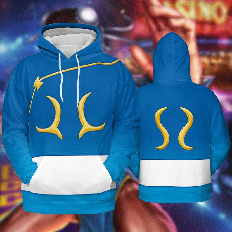 Fighter Chun Li - Costume Cosplay Hoodie