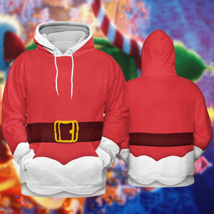 Santa Claus Christmas - Costume Cosplay Hoodie