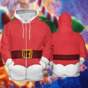 Santa Claus Christmas - Costume Cosplay Hoodie