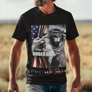 Avis89 One Nation Under God Trump 2024 - Unisex Shirt