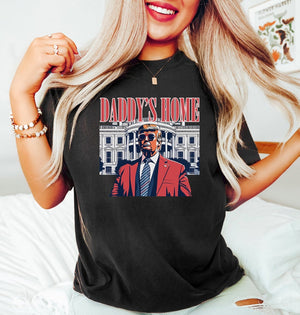 Trump President 2024  Daddy's Home White House - Unisex Shirt