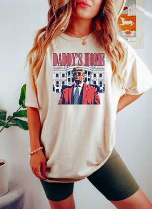 Trump President 2024  Daddy's Home White House - Unisex Shirt