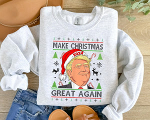 Trump President 2024 Make Christmas Great Again - Unisex Shirt