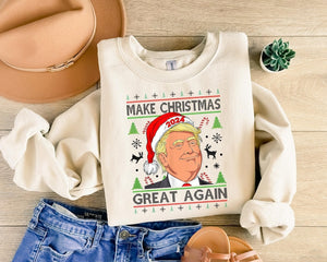 Trump President 2024 Make Christmas Great Again - Unisex Shirt