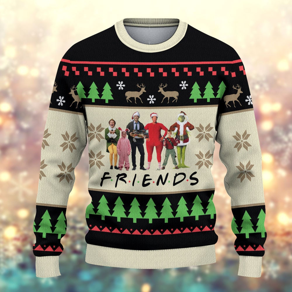 Friends Funny Christmas Movies  - Ugly Sweater