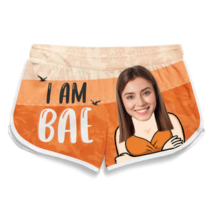 If Lost, Return To Bae - Personalized Couple Beach Shorts - Summer Vacation Gift, Birthday Party Gift For Husband Wife