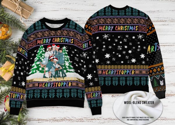LGBTQ Mery Christmas Heartstopper - Ugly Sweater