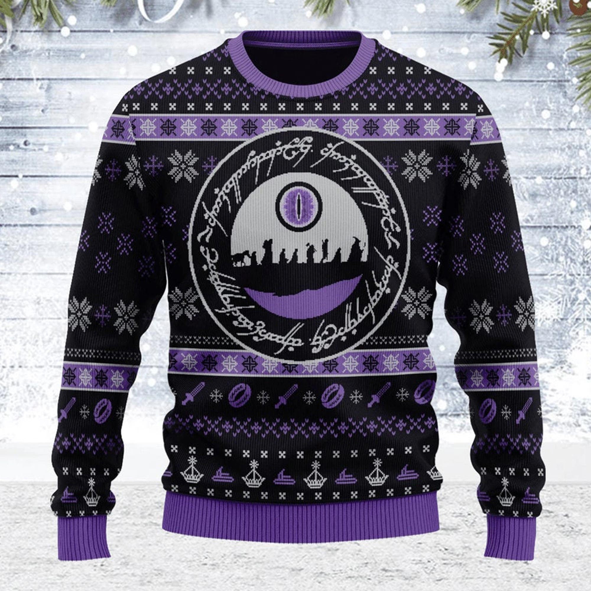 Lord Of The Ring Xmas - Ugly Sweater