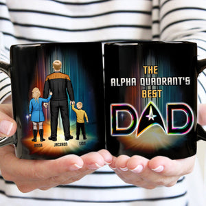 The Alpha Quadrant Best Dad - Gift For Daddy - Personalized Ceramic Mug - CL22 NA94