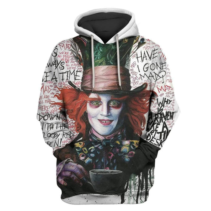 Mad Hatter Hoodie For Men And Women