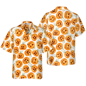 Pumpkin Pattern Halloween Hawaiian Shirt