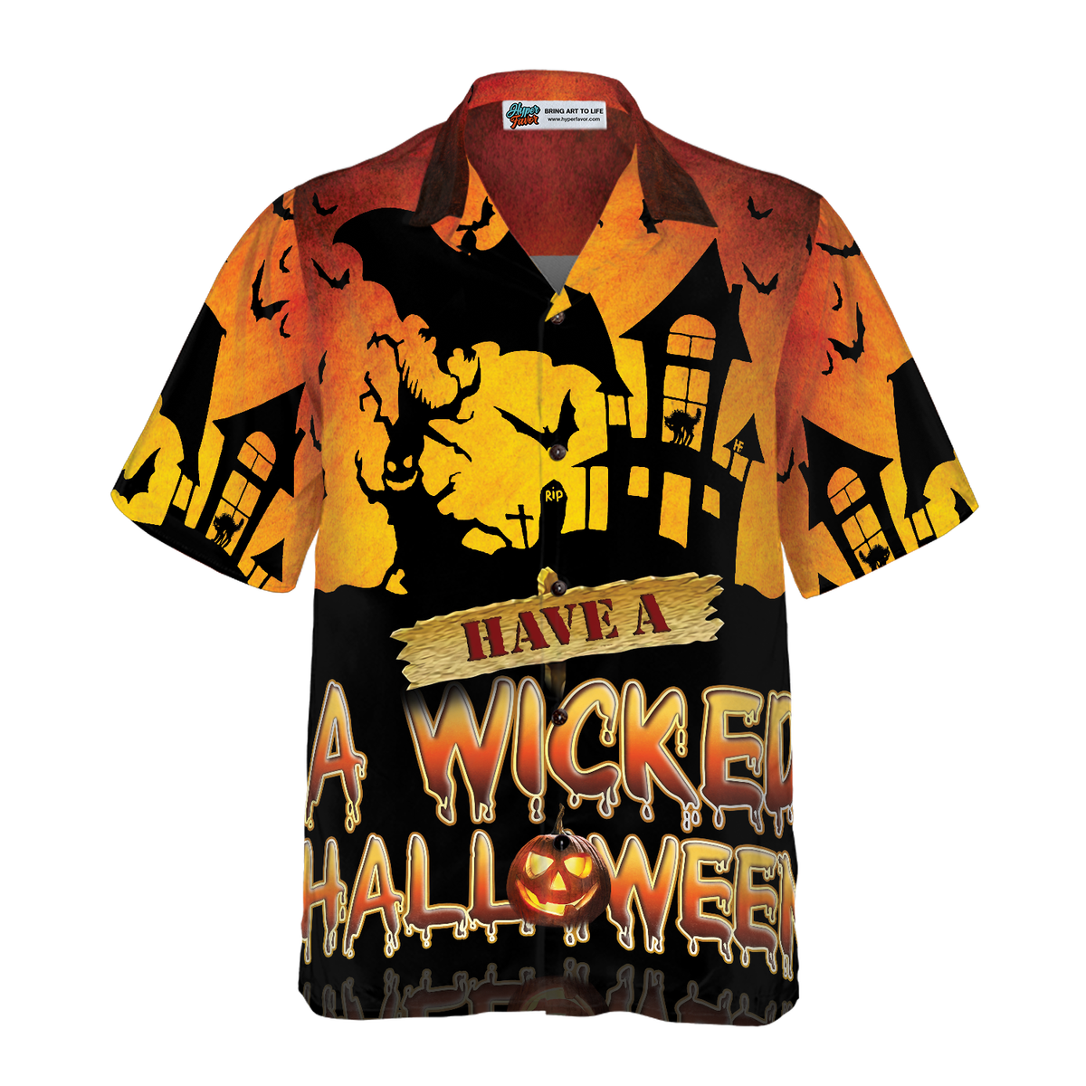 Have A Wicked Spooky Halloween Hawaiian Shirt