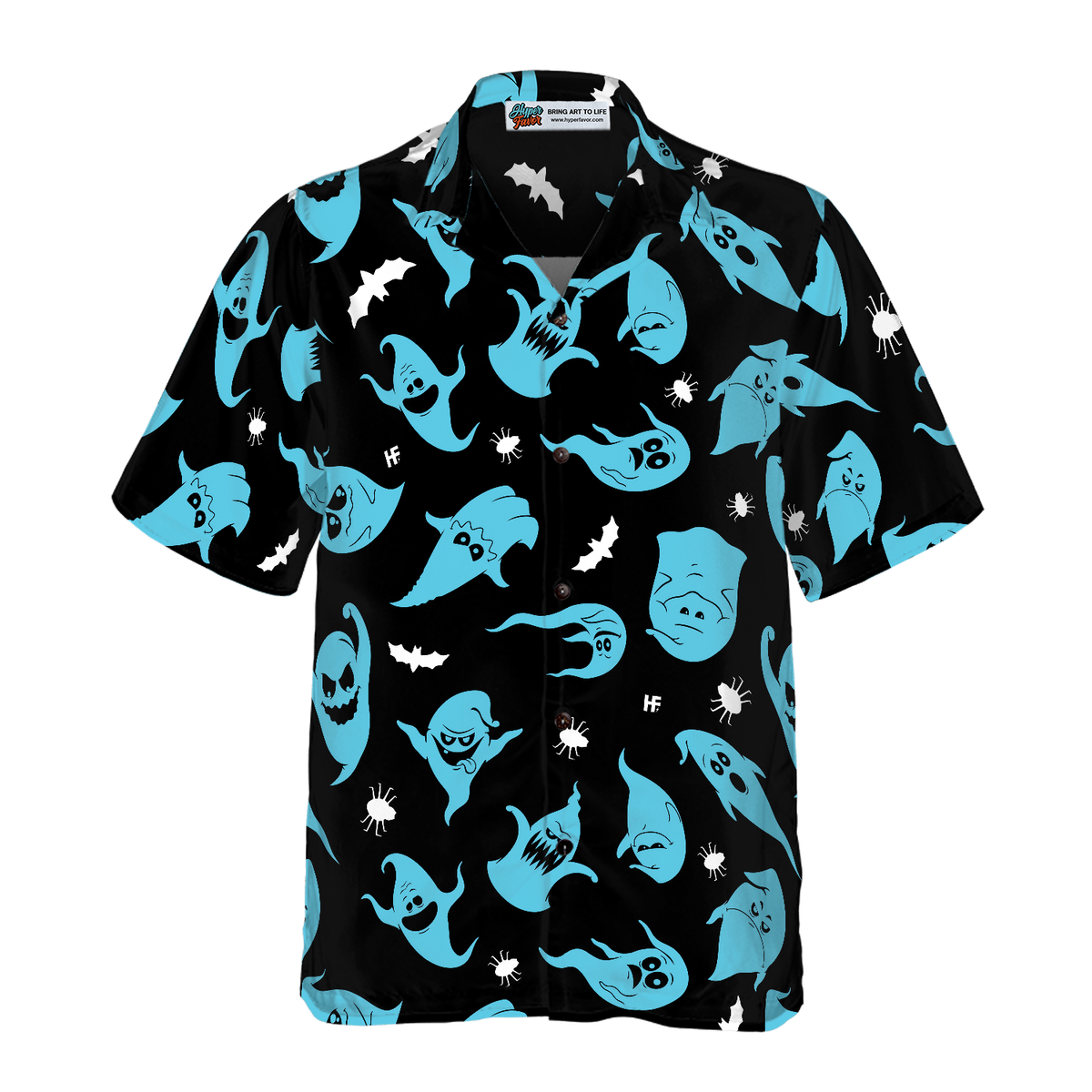 Ghosts Halloween Hawaiian Shirt For Men And Women