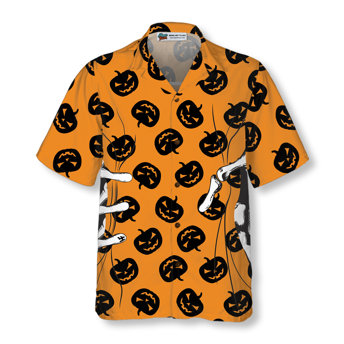 Halloween Skeleton Hand Hawaiian Shirt For Men And Women