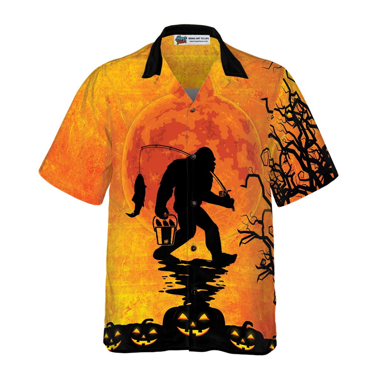 Big Foot Has Been Ready For Halloween Hawaiian Shirt