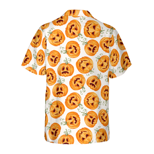 Pumpkin Pattern Halloween Hawaiian Shirt