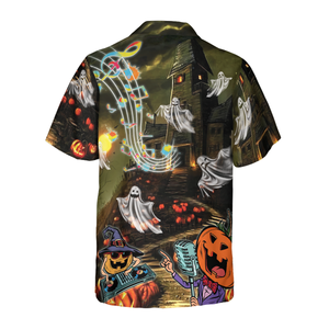 Music Night Halloween Hawaiian Shirt