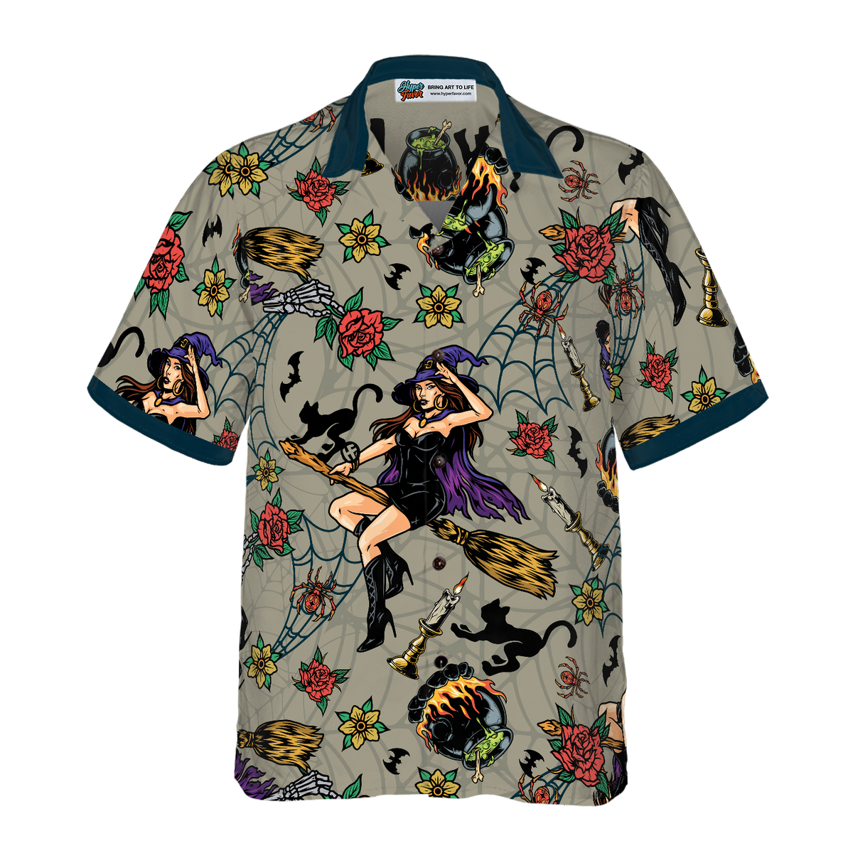 Halloween Witches Night Hawaiian Shirt For Men And Women