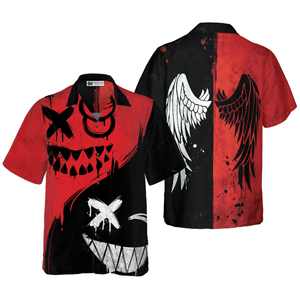 Halloween Evil Smile Hawaiian Shirt For Men And Women