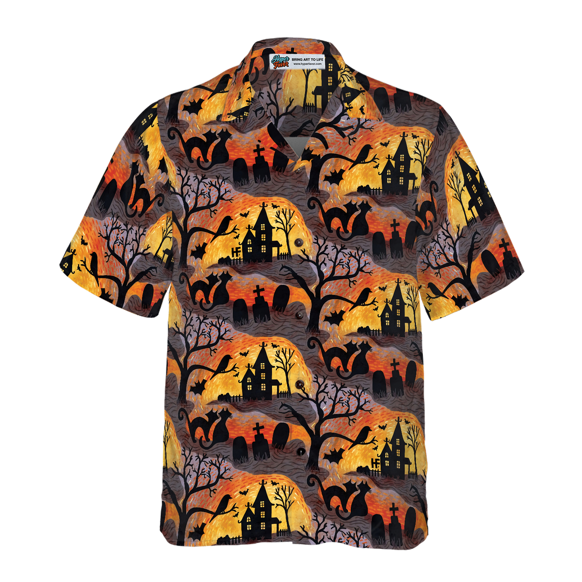 Spooky Night Halloween Hawaiian Shirt