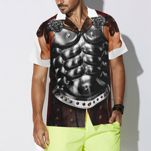 Halloween Gladiator Costume Shirt Hawaiian Shirt