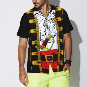 Funny Halloween Pirate Costume Hawaiian Shirt