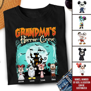 Family's Horror Crew Halloween Horror Characters - Gift For Family - Personalized TShirt - CL15 NA94