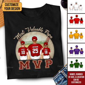 The Most Valuable MVP - Gift For Dad - Personalized TShirt - SPCL01 NA94