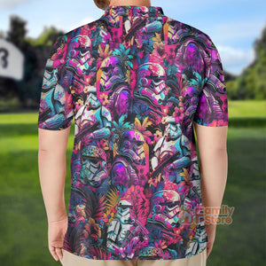 FamilyStore Star Wars Synthwave Cool - Men Polo Shirt