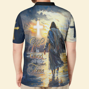 God Is Good All The Time - Men Polo Shirt