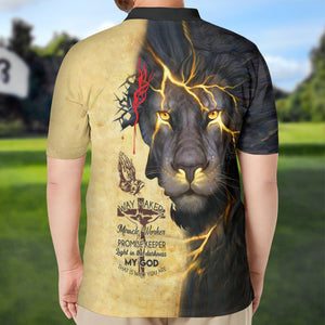 Jesus Promise Keeper Light In The Darkness Polo For Men