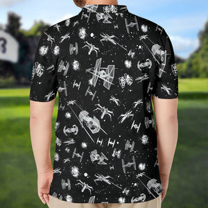 Star Wars Spacecraft Pattern - Men Polo Shirt