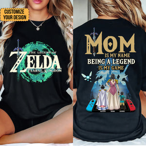 The Legend Of Zelda Mom Tears Of The Kingdom - Gift For Mom - Personalized Shirt 2 Side - CL07 NH96