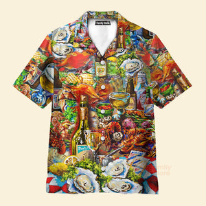 FamilyStore Food I'm On Seafood Diet Cool - Hawaiian Shirt