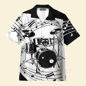 Drums For Music Hawaiian Shirt