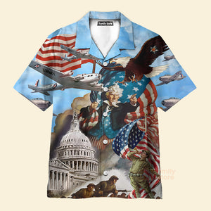 America War And Peace Hawaiian Shirt