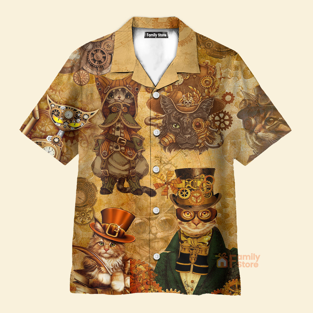 FamilyStore Cat Luxury Style - Hawaiian Shirt