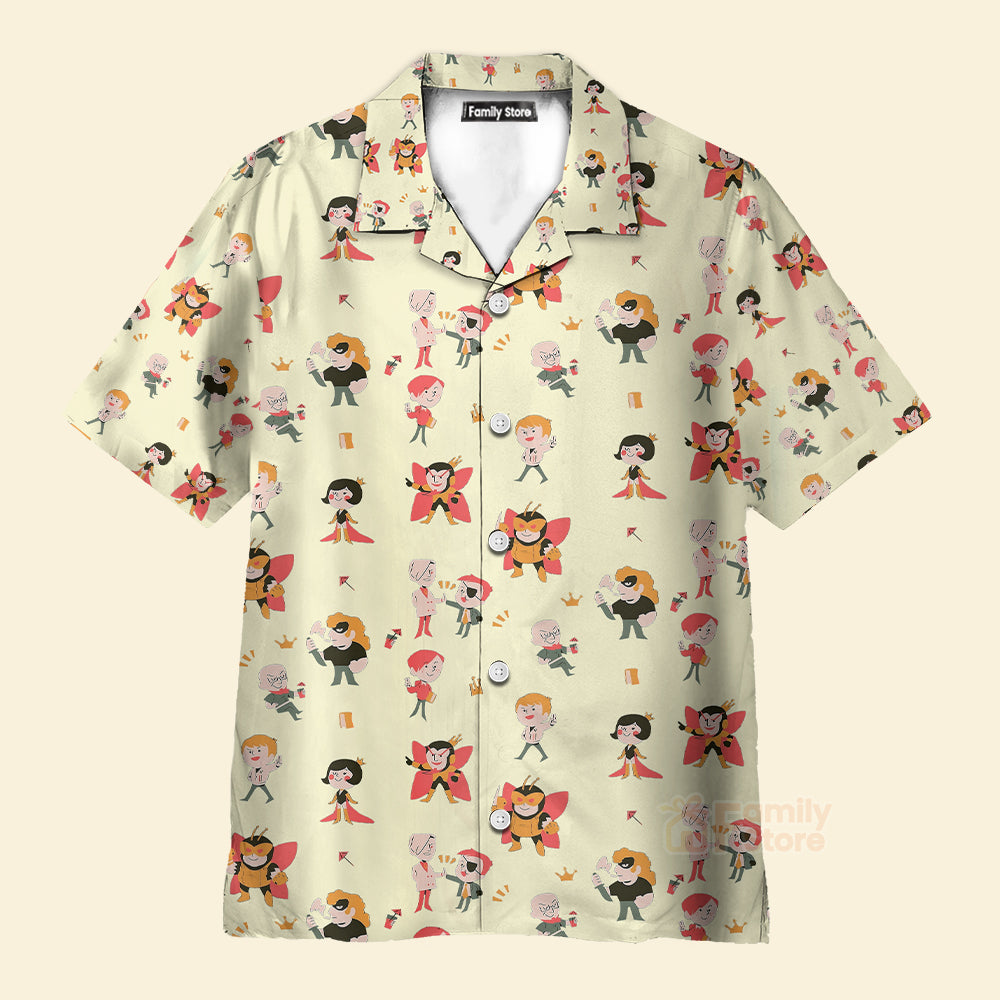 The Venture Bros Pattern Hawaiian Shirt