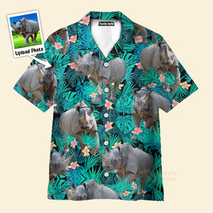 Rhinoceros Tropical Custom Hawaiian Shirt PN302107Lb