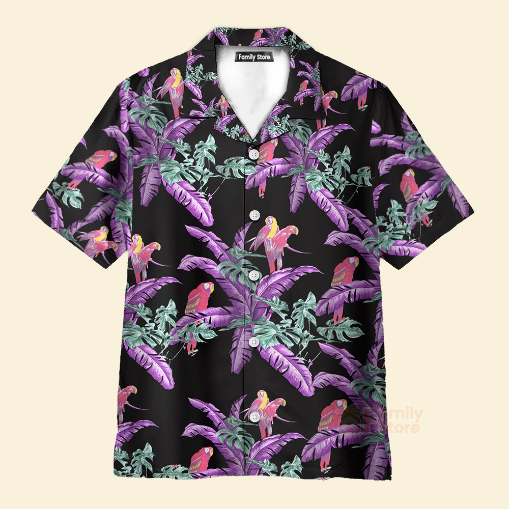 Tom Selleck Magnum Pi Jungle Bird Black Custom Hawaii Shirt