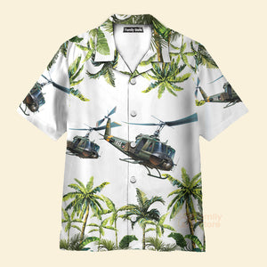 United States Army Helicopter Hawaiian Shirt, Helicopter Shirt