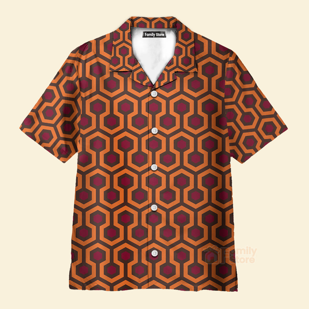 Overlook Hotel Carpet The Shining Hawaiian Shirt PN201006Lb