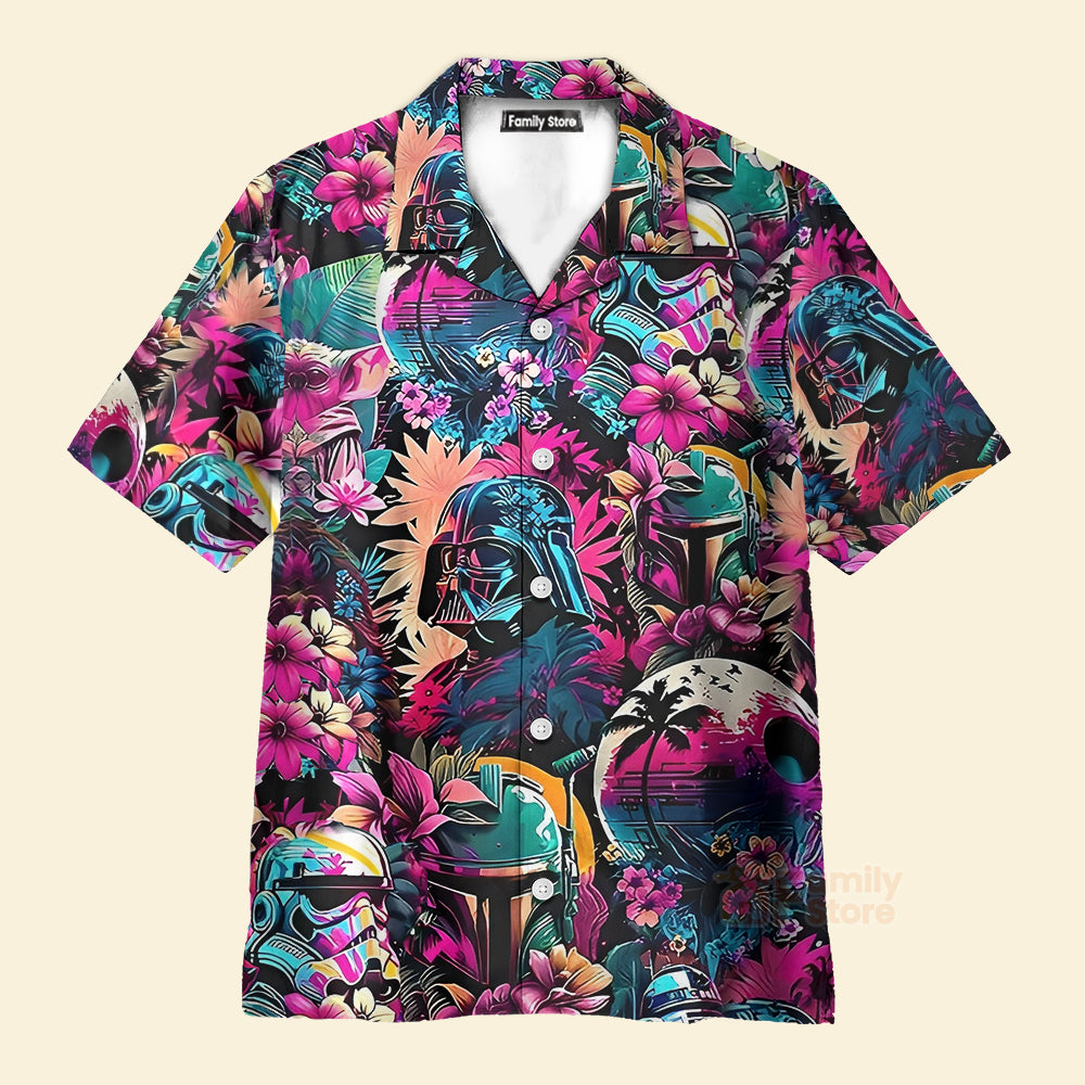 Special Star Wars Synthwave 02 - Hawaiian Shirt For Men, Women, Kids