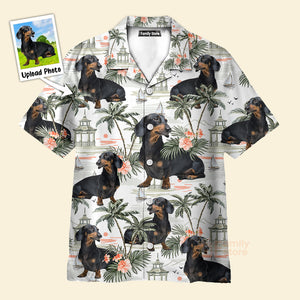 Dachshund Summer Beach Surfing Custom Hawaiian Shirt PN302177Lb