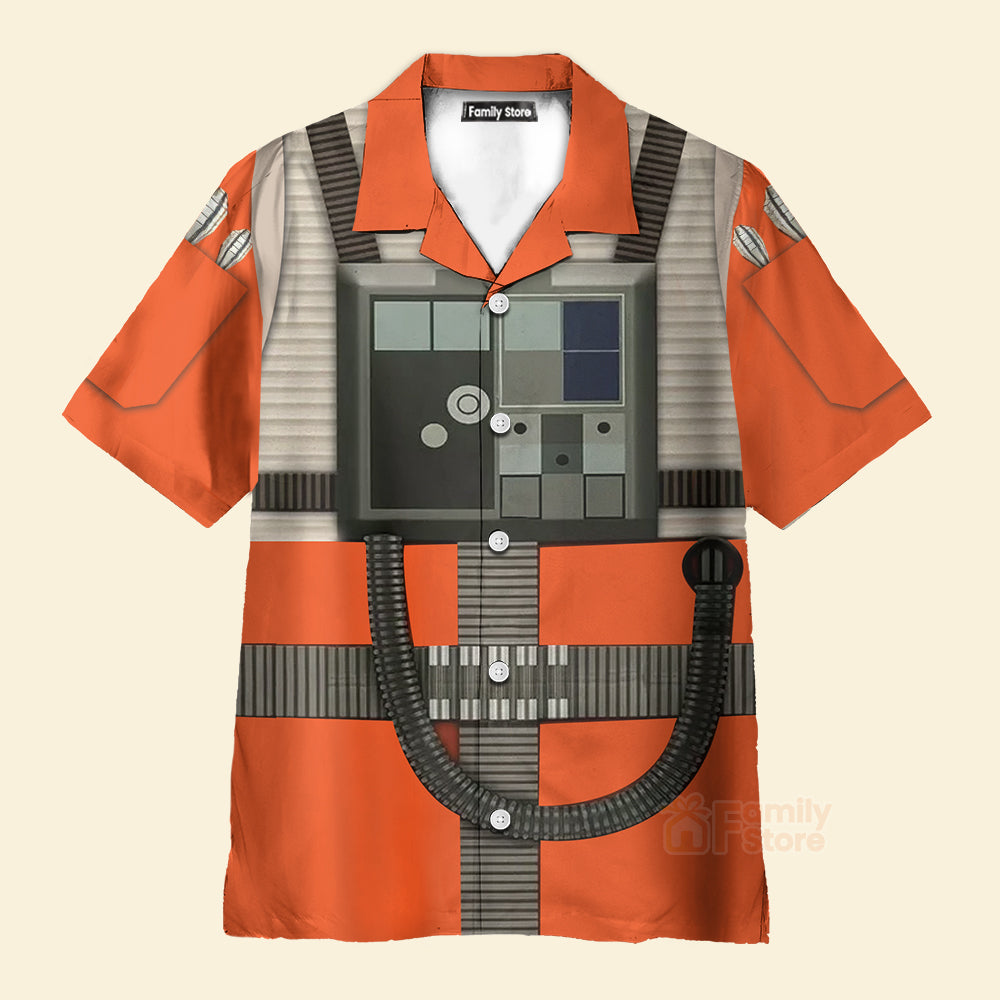 Star Wars Rebel Pilot Cosplay Hawaiian Shirt