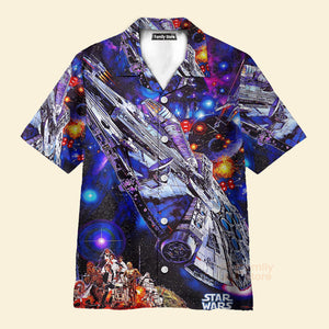 Starwars Darth Vader Millennium Falcon - Hawaiian Shirt