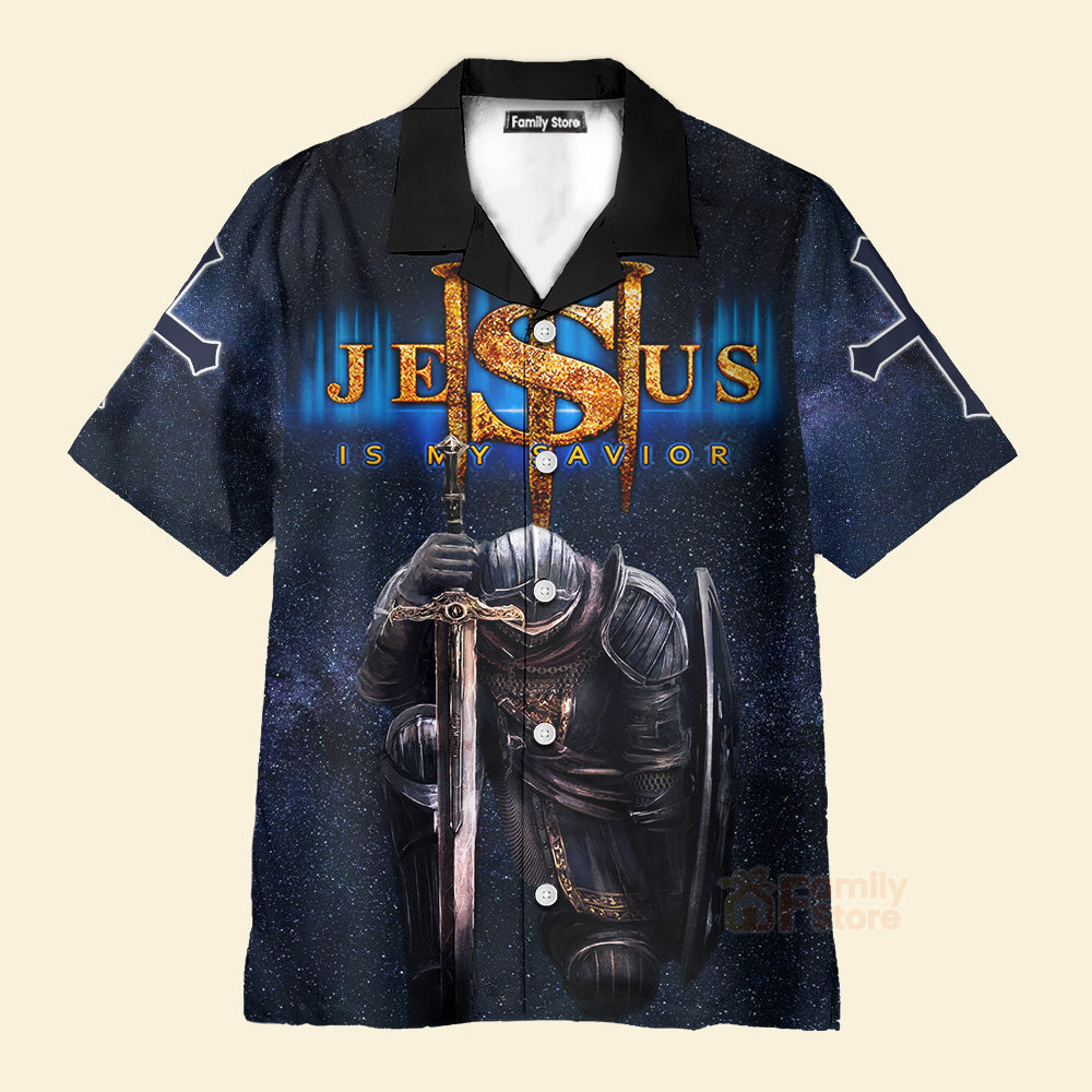 A Child Of God A Man Of Faith A Warrior Of Christ Hawaiian Shirt